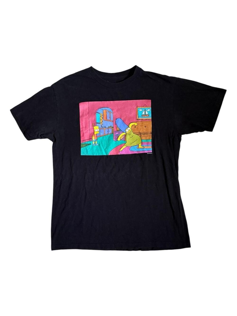 Retro The Simpsons Cartoon Graphic Tee